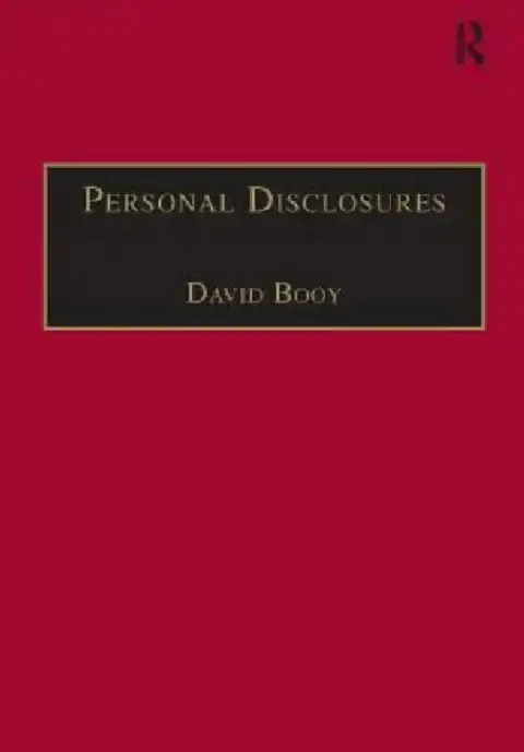Cover of Personal Disclosures
