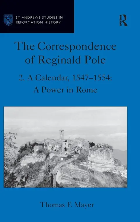 Cover of The Correspondence of Reginald Pole