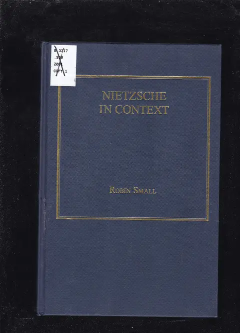 Cover of Nietzsche in Context