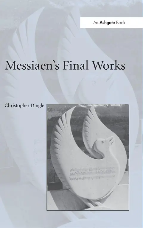 Cover of Messiaen's Final Works