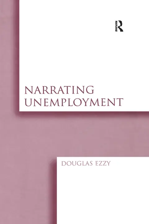 Cover of Narrating Unemployment