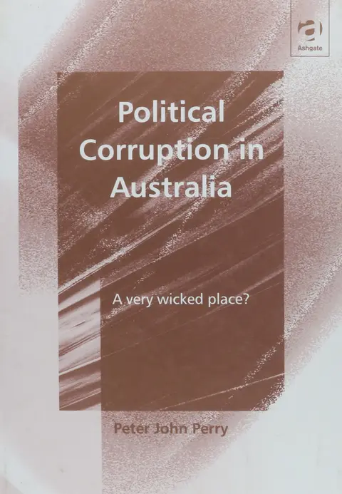 Cover of Political Corruption in Australia