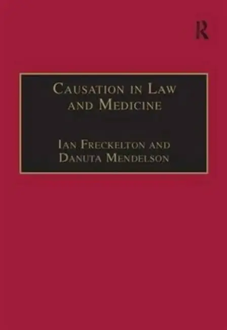 Cover of Causation in Law and Medicine