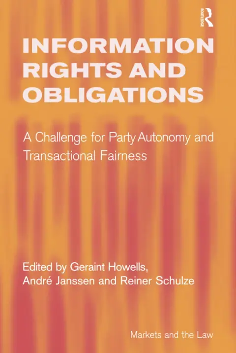 Cover of Information Rights and Obligations