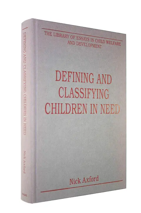 Cover of Defining and Classifying Children in Need
