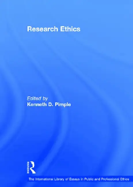 Cover of Research Ethics