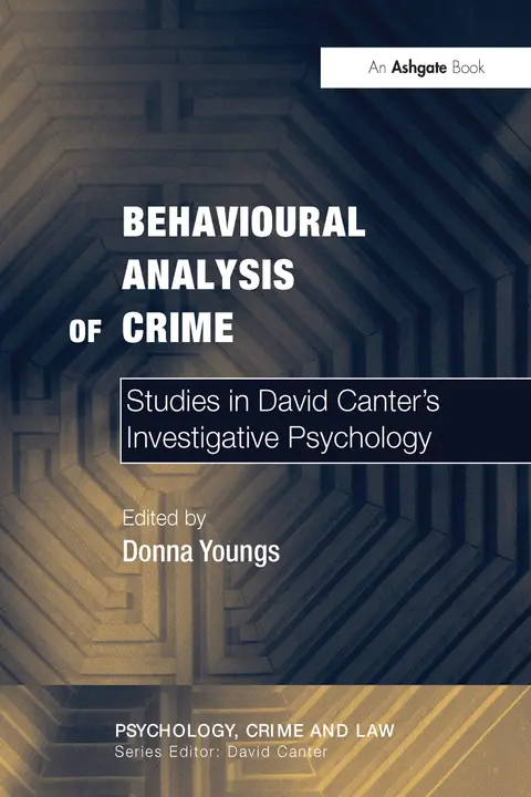 Cover of Behavioural Analysis of Crime
