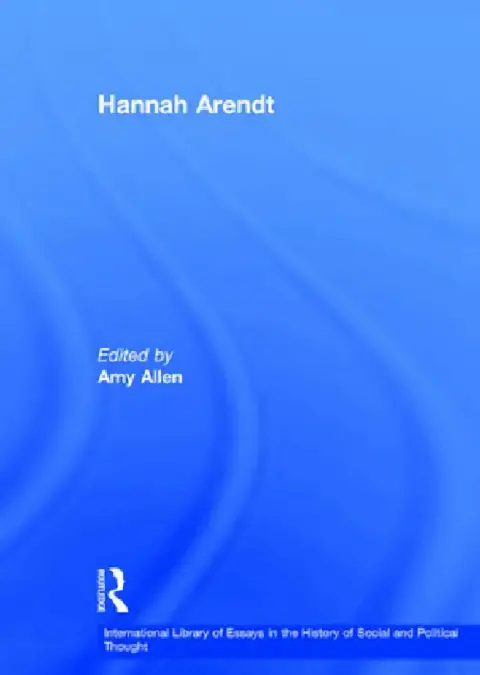 Cover of Hannah Arendt