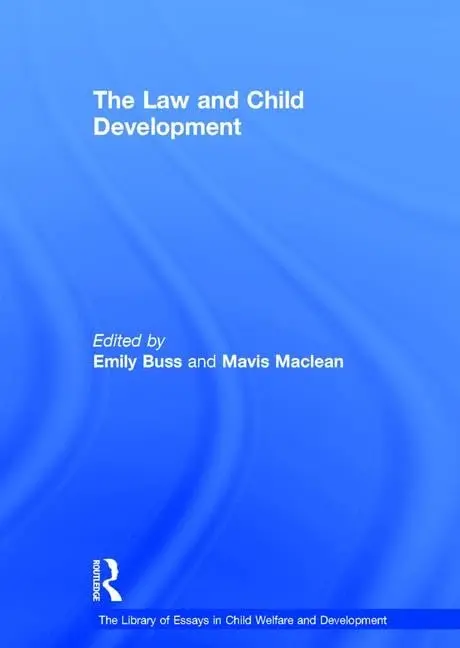 Cover of The Law and Child Development
