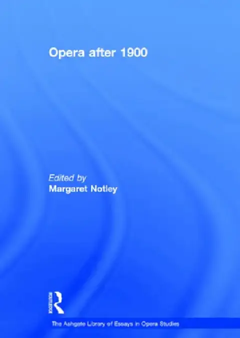 Cover of Opera After 1900