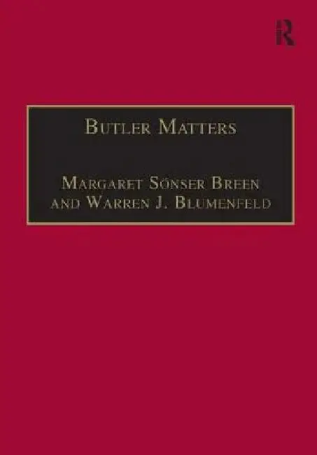 Cover of Butler Matters