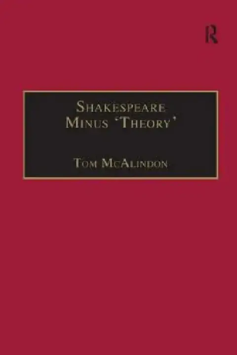 Cover of Shakespeare Minus 'Theory'
