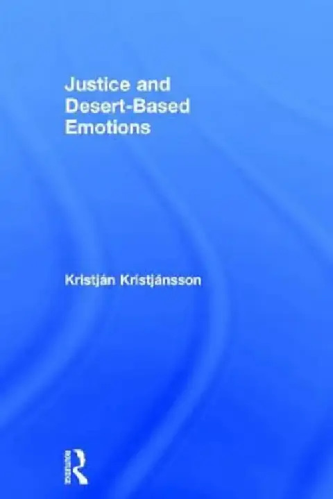 Cover of Justice and Desert-Based Emotions