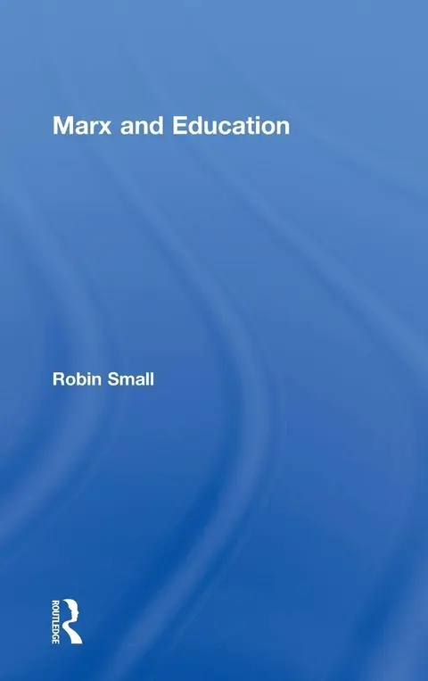 Cover of Marx and Education