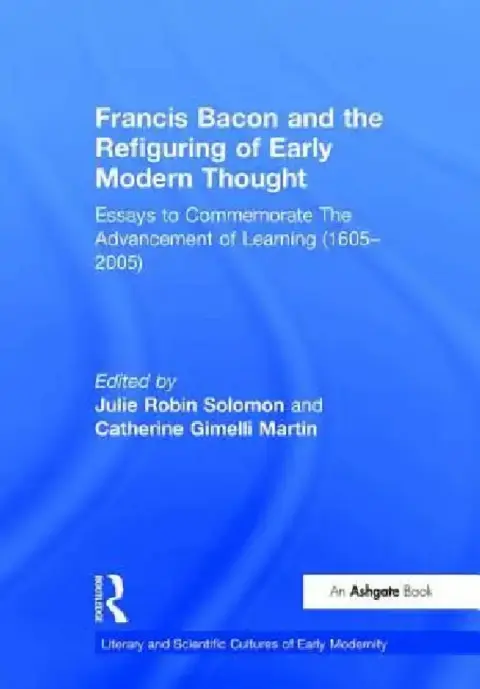 Cover of Francis Bacon and the Refiguring of Early Modern Thought