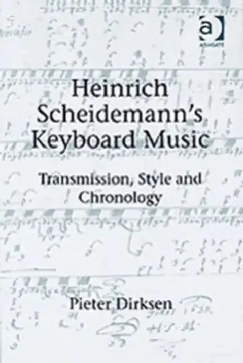 Cover of Heinrich Scheidemann's Keyboard Music