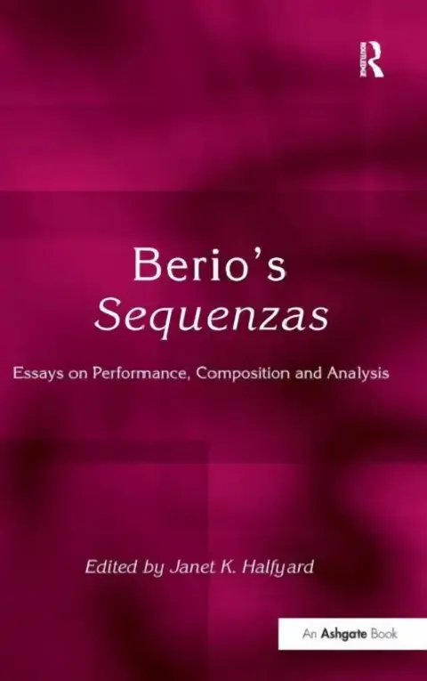Cover of Berio's Sequenzas