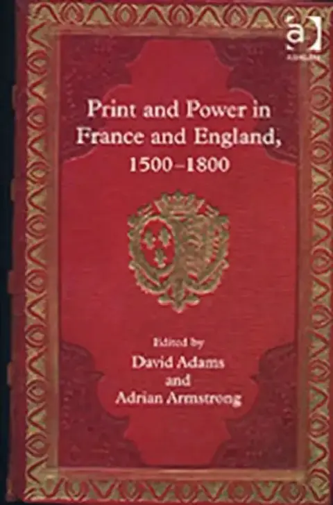 Cover of Print and Power in France and England, 1500-1800