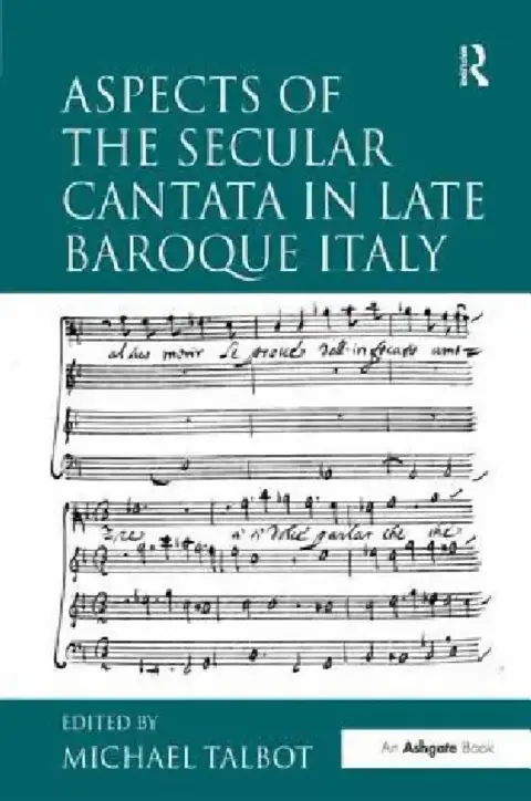 Cover of Aspects of the Secular Cantata in Late Baroque Italy