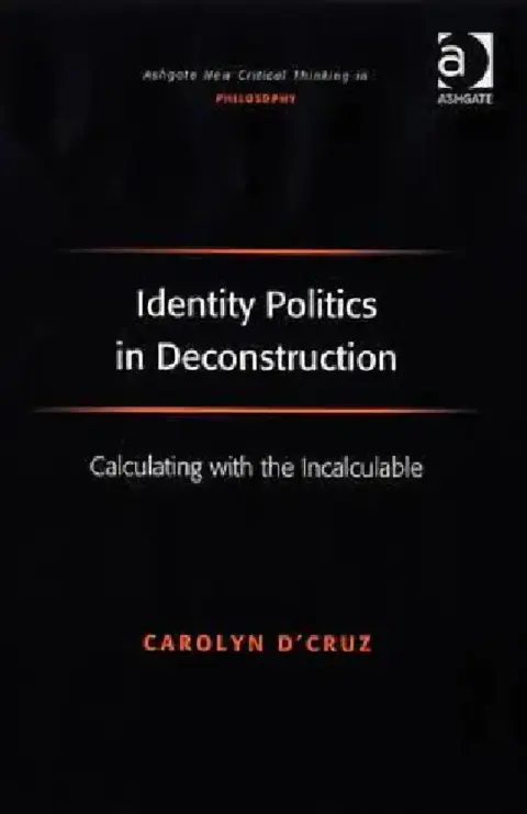 Cover of Identity Politics in Deconstruction