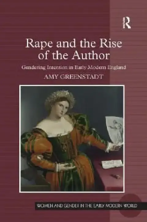 Cover of Rape and the Rise of the Author