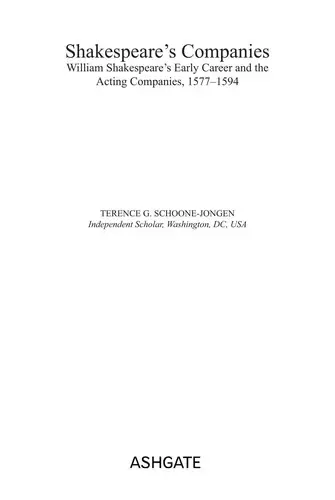 Cover of Shakespeare's Companies