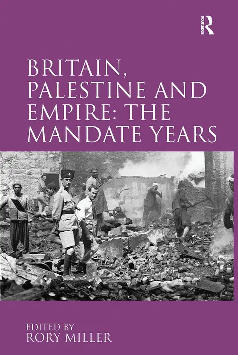 Cover of Britain, Palestine and Empire