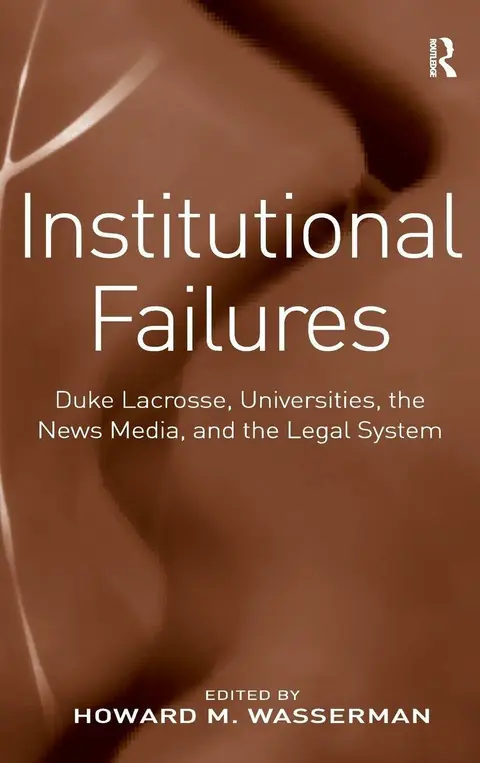 Cover of Institutional Failures