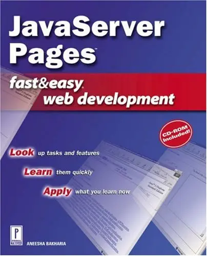 Cover of JavaServer Pages Fast and Easy Web Development