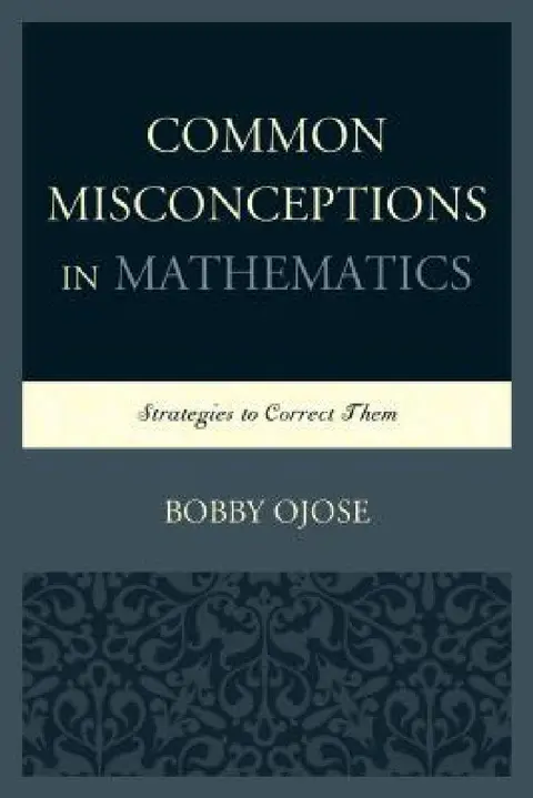 Cover of Common Misconceptions in Mathematics