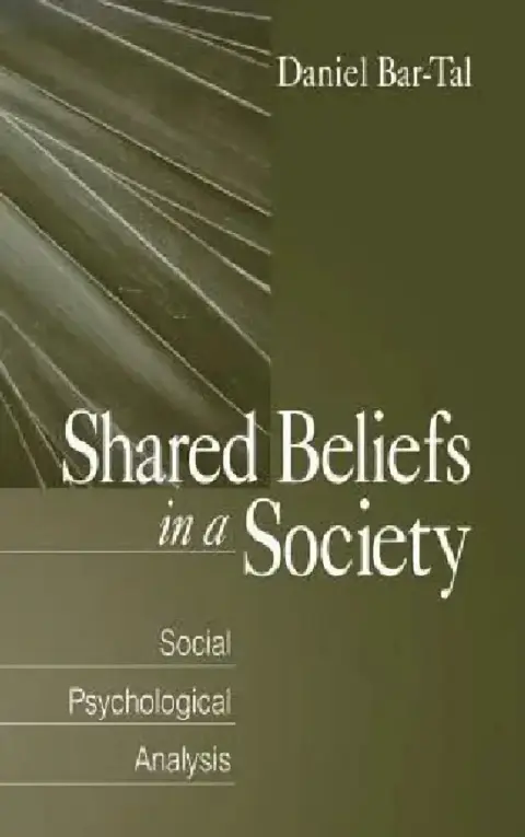 Cover of Shared Beliefs in a Society