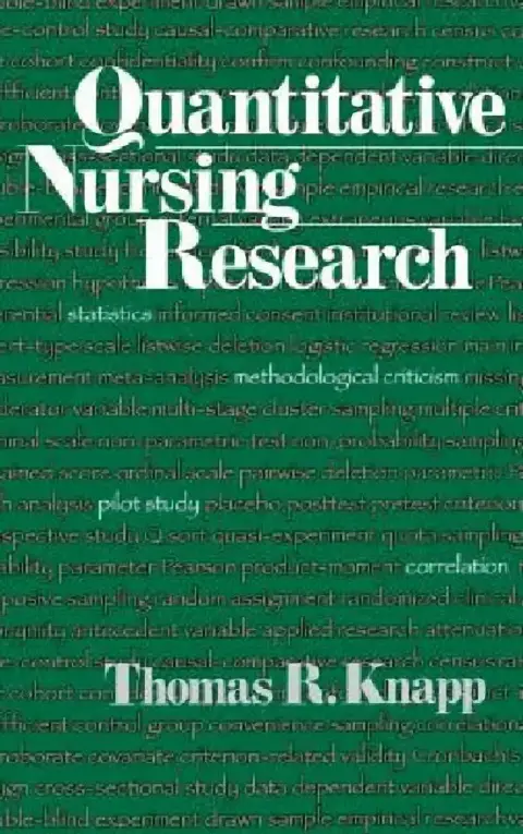 Cover of Quantitative Nursing Research