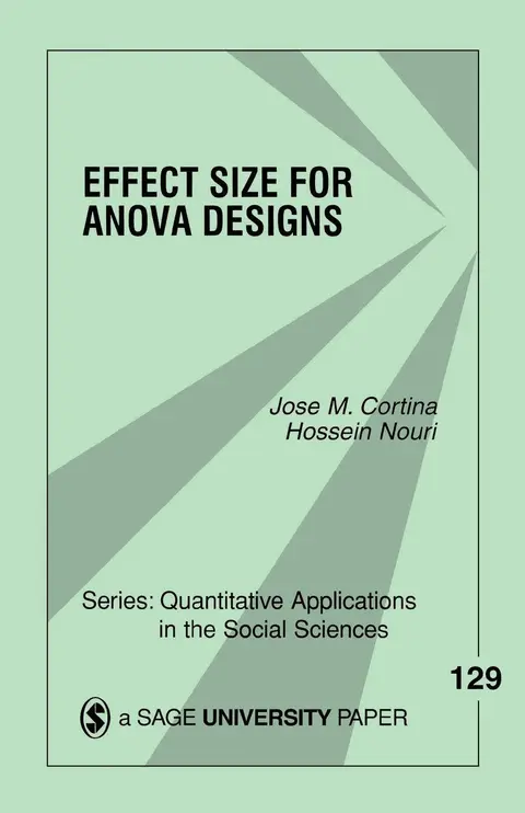 Cover of Effect Size for ANOVA Designs