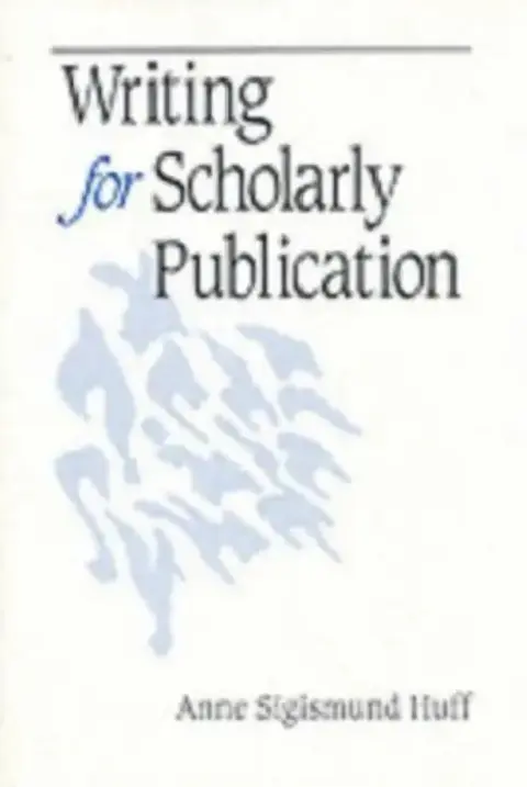Cover of Writing for Scholarly Publication