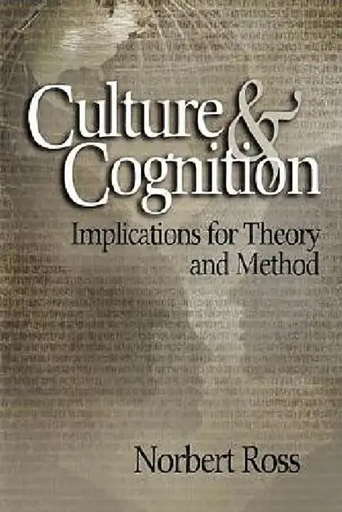 Cover of Culture and Cognition