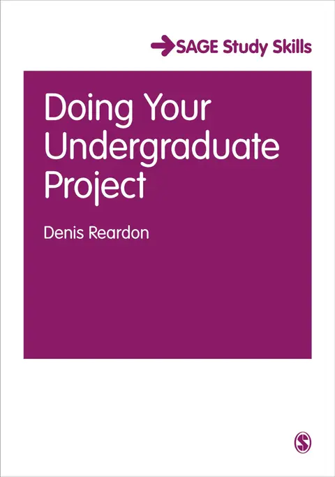 Cover of Doing Your Undergraduate Project