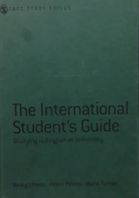 Cover of The International Student's Guide