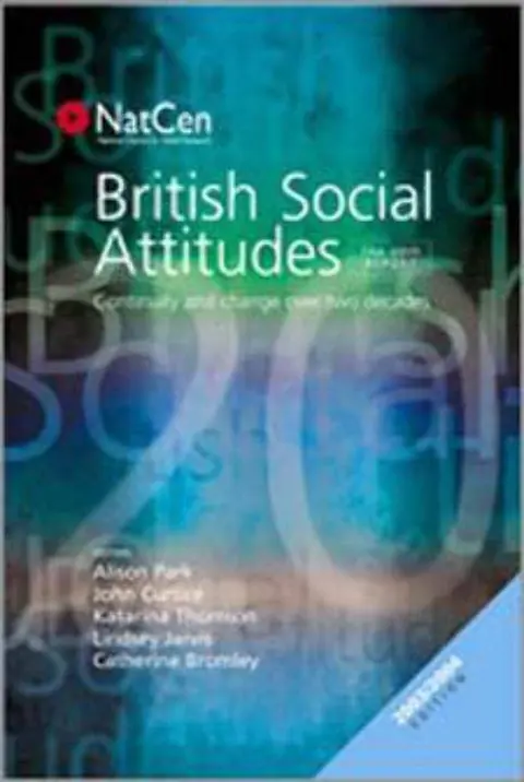 Cover of British Social Attitudes