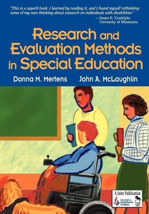 Cover of Research and Evaluation Methods in Special Education