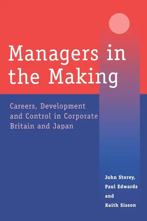 Cover of Managers in the Making