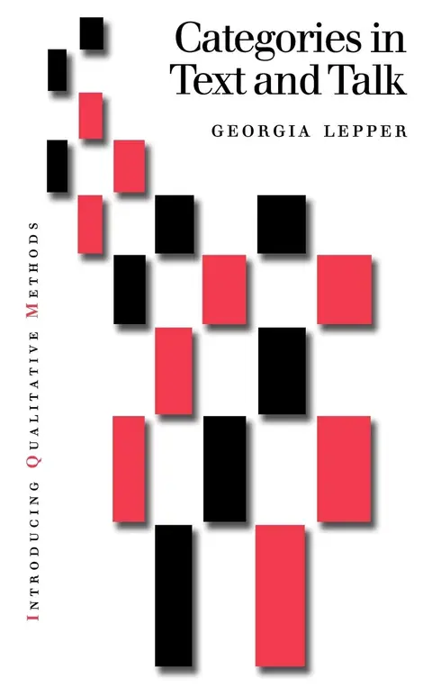 Cover of Categories in Text and Talk