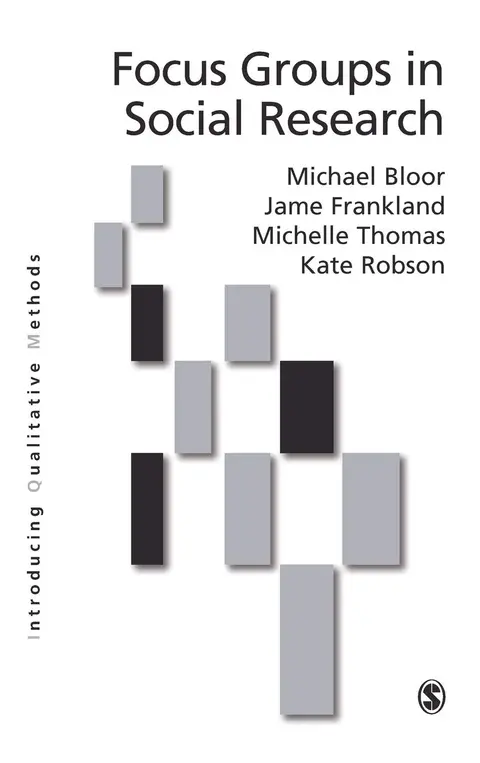 Cover of Focus Groups in Social Research