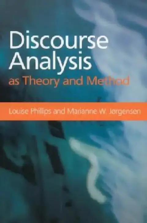 Cover of Discourse Analysis as Theory and Method