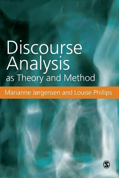 Cover of Discourse Analysis as Theory and Method