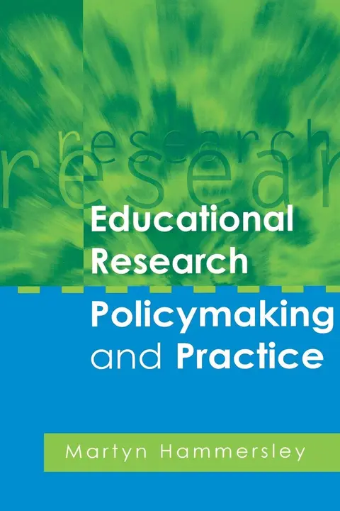 Cover of Educational Research, Policymaking and Practice