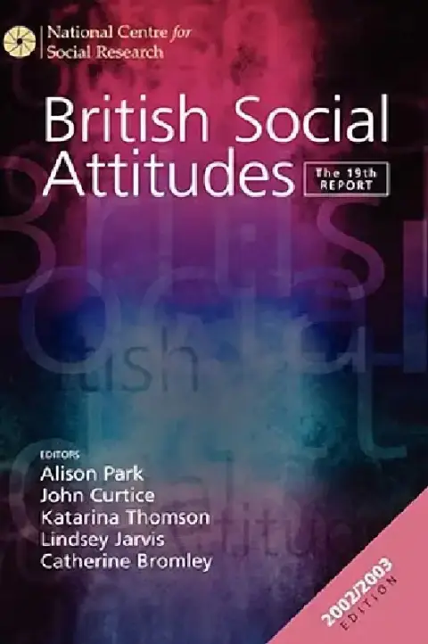 Cover of British Social Attitudes