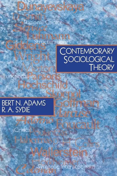 Cover of Contemporary Sociological Theory