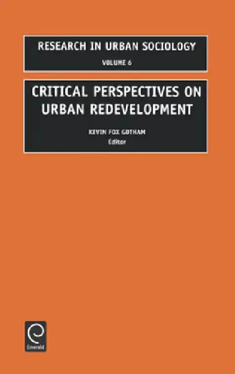 Cover of Critical Perspectives on Urban Redevelopment