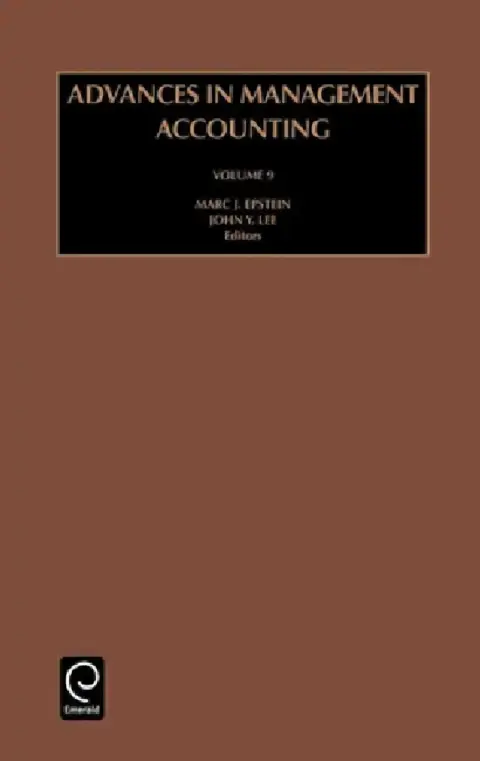 Cover of Advances in Management Accounting