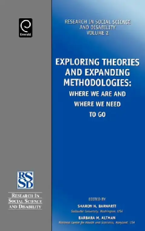 Cover of Exploring Theories and Expanding Methodologies